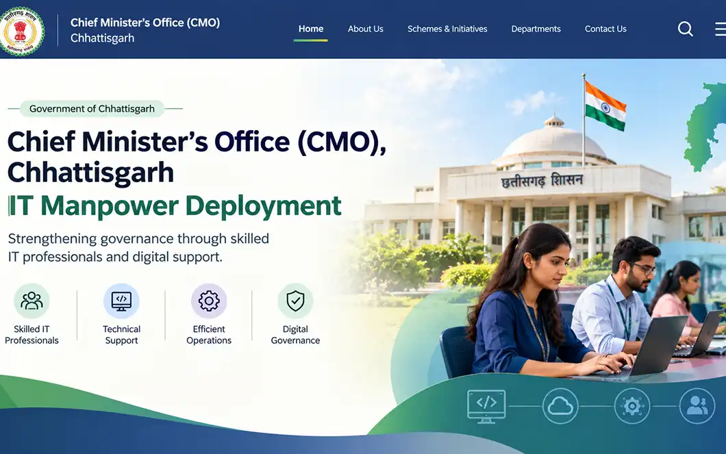 Chief Minister’s Office (CMO), Chhattisgarh – IT Manpower Deployment