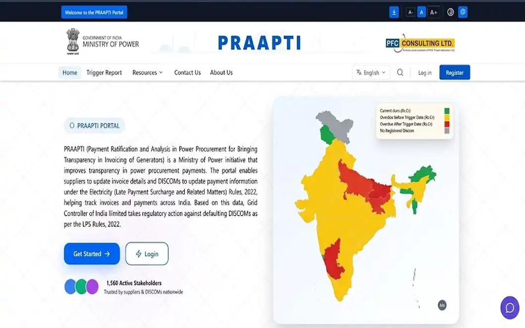 PRAAPTI Web Portal & Mobile Application