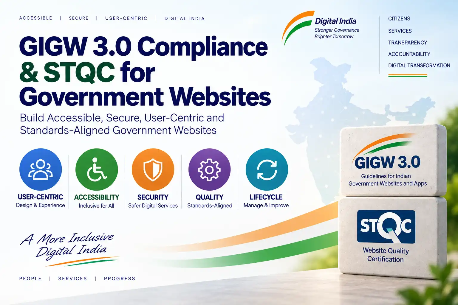 GIGW 3.0 Compliance & STQC for Government Websites