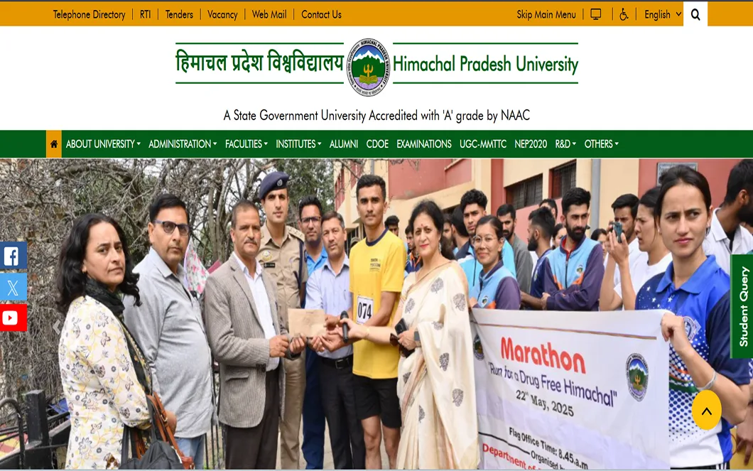 Himachal Pradesh University – Accessibility Web Portal Redevelopment